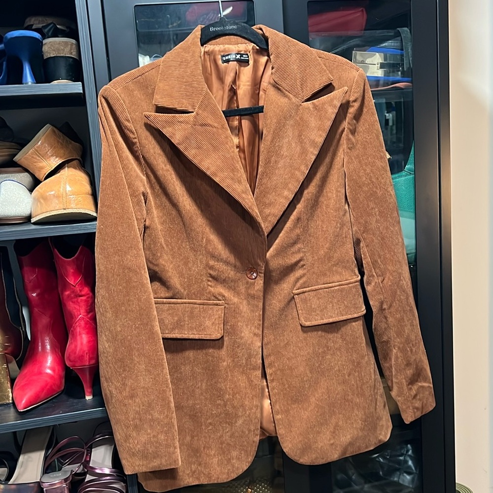 Two Piece Cordoroy Suit